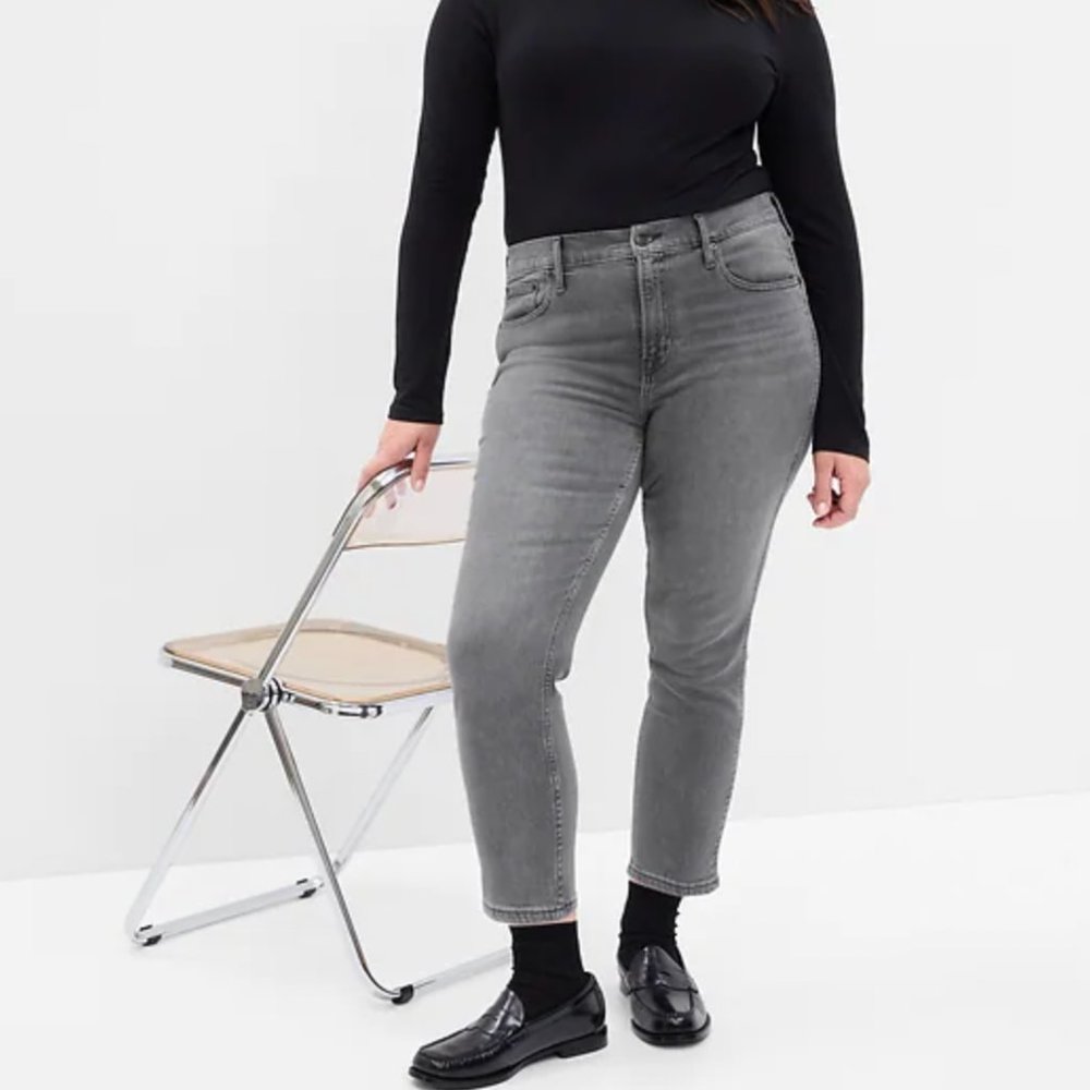 BNWT NEW GAP Mid Rise Vintage Slim Jeans Denim Pants with Washwell made well 32!